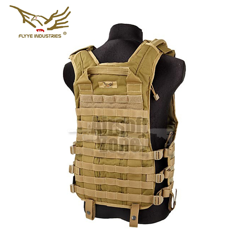 Delta Tactical Mesh MOLLE Vest Khaki FLYYE - Airsoft Zone UK